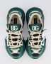 Dolce & Gabbana Groen Witte Sneakers met Verwijderbaar Logo Multicolor Heren - Thumbnail 12