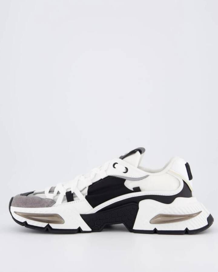 Dolce & Gabbana Heren Airmaster Sneaker Wit Zwart Multicolor Heren