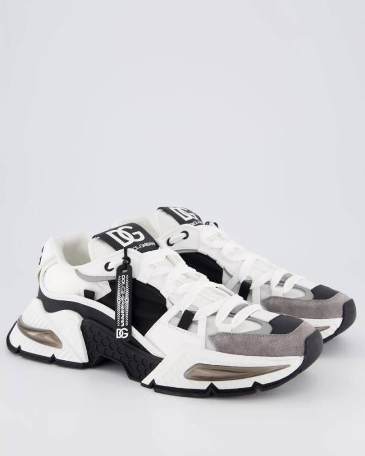 Dolce & Gabbana Heren Airmaster Sneaker Wit Zwart Multicolor Heren