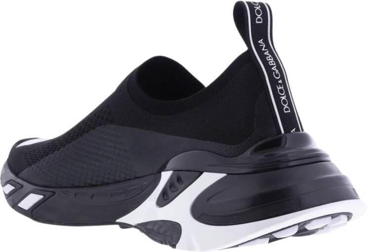 Dolce & Gabbana Heren Fast Sneakers Zwart Wit Black Heren