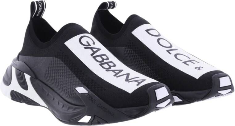 Dolce & Gabbana Heren Fast Sneakers Zwart Wit Black Heren