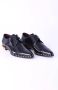 Dolce & Gabbana Zwarte leren gouden studs Derby schoenen Black Heren - Thumbnail 3