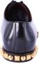 Dolce & Gabbana Zwarte leren gouden studs Derby schoenen Black Heren - Thumbnail 5