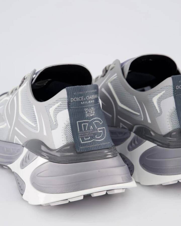 Dolce & Gabbana Mesh Fast Sneaker Gray Heren