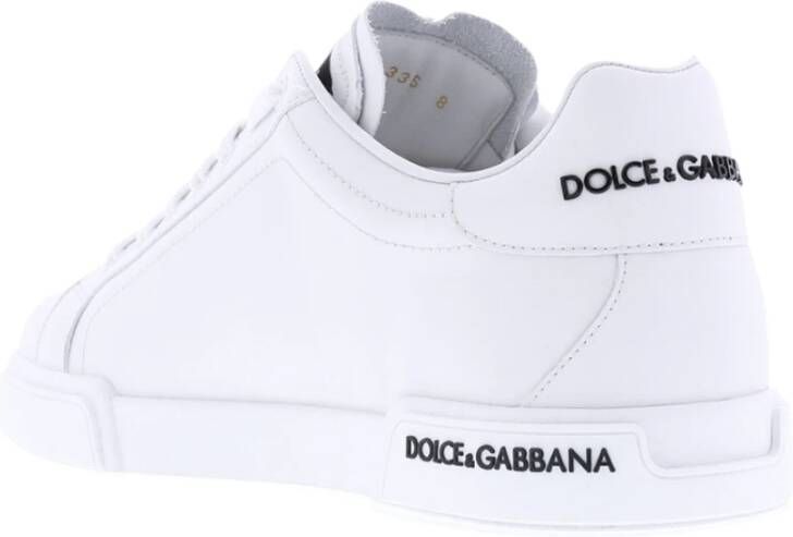 Dolce & Gabbana Heren Portofino Sneaker Wit White Heren