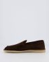 Dolce & Gabbana Bruine Platte Schoenen Logo Plaque Brown Heren - Thumbnail 5