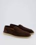 Dolce & Gabbana Bruine Platte Schoenen Logo Plaque Brown Heren - Thumbnail 7