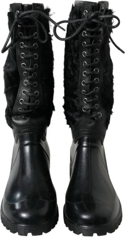 Dolce & Gabbana High Boots Black Heren