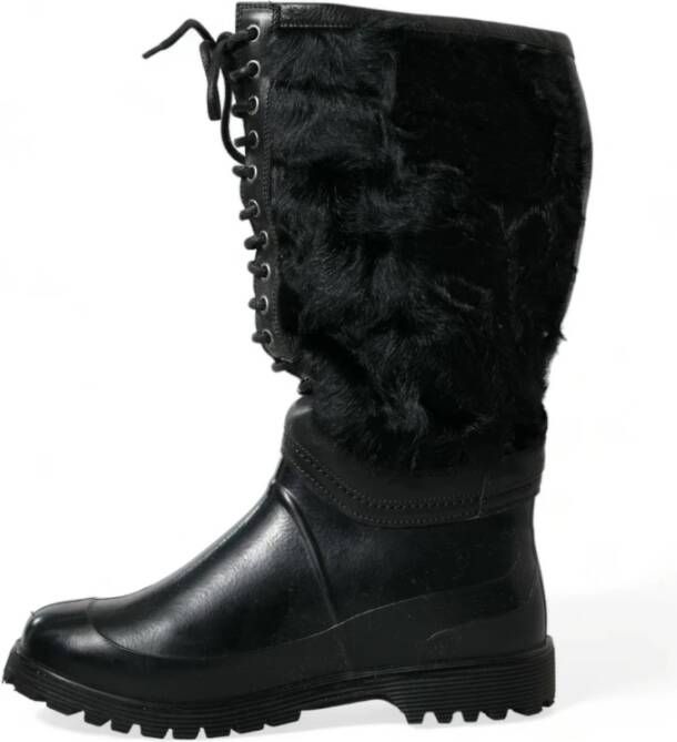 Dolce & Gabbana High Boots Black Heren
