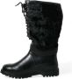 Dolce & Gabbana Luipaard Cowboy Laarzen Zwart en Grijs Black Dames - Thumbnail 6