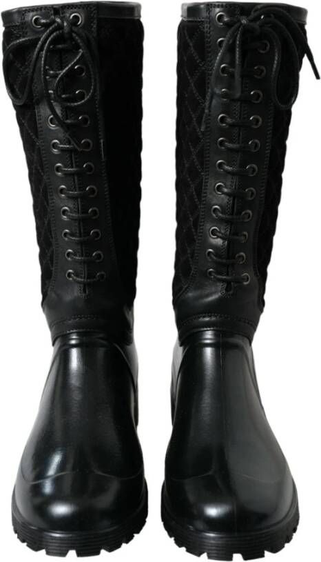 Dolce & Gabbana Rain Boots Black Heren