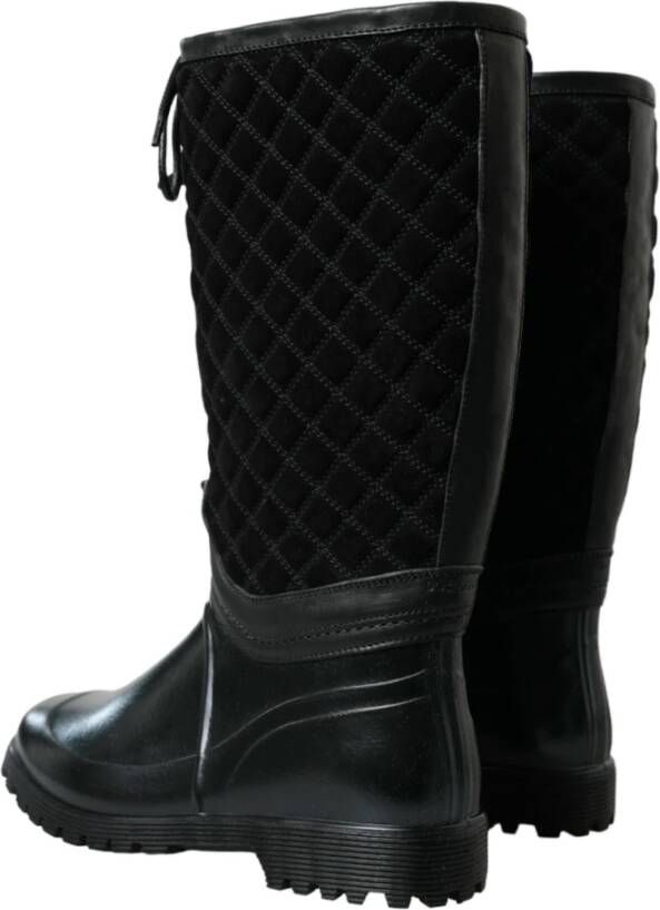 Dolce & Gabbana Rain Boots Black Heren