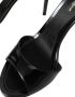 Dolce & Gabbana Zwarte Leren Hoge Hak Sandalen Black Dames - Thumbnail 7