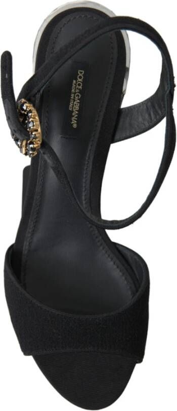 Dolce & Gabbana High Heel Sandals Black Dames