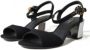 Dolce & Gabbana Zwarte Kristal Enkelband Sandalen Black Dames - Thumbnail 11