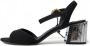 Dolce & Gabbana Zwarte Kristal Enkelband Sandalen Black Dames - Thumbnail 13