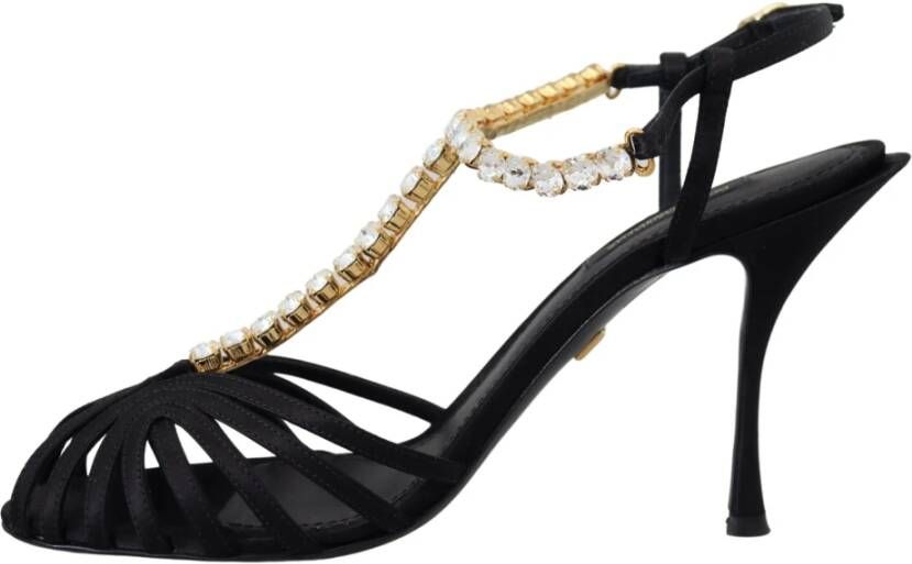 Dolce & Gabbana High Heel Sandals Black Dames
