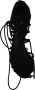 Dolce & Gabbana Zwarte Suède Band Stiletto Sandalen Black Dames - Thumbnail 7