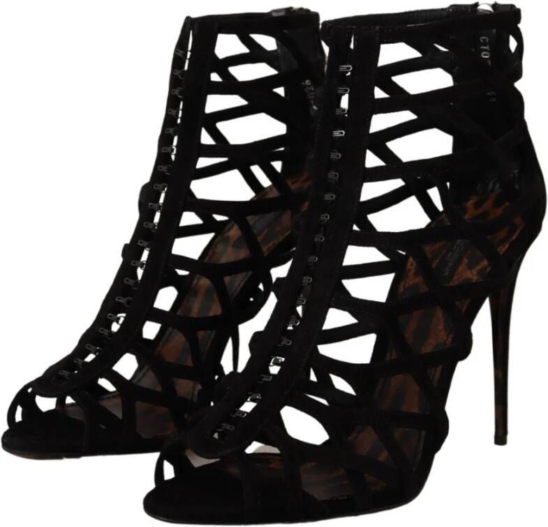 Dolce & Gabbana High Heel Sandals Black Dames