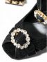Dolce & Gabbana Zwarte Kristallen Enkelband Sandalen Black Dames - Thumbnail 17