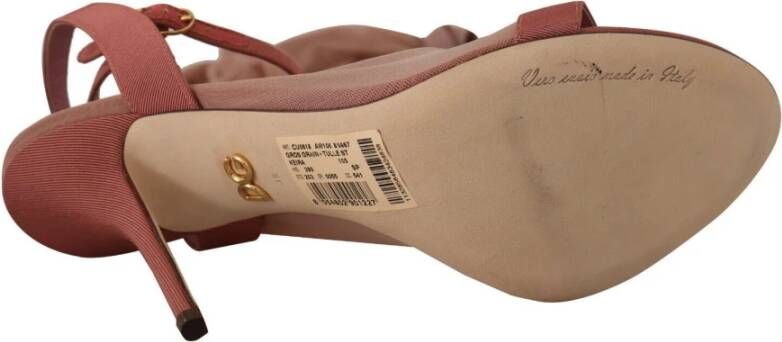Dolce & Gabbana High Heel Sandals Brown Dames