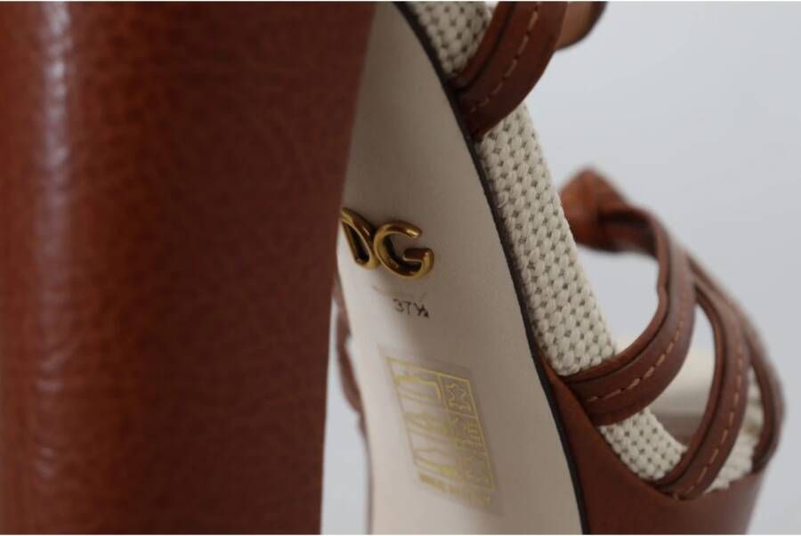Dolce & Gabbana High Heel Sandals Bruin Dames