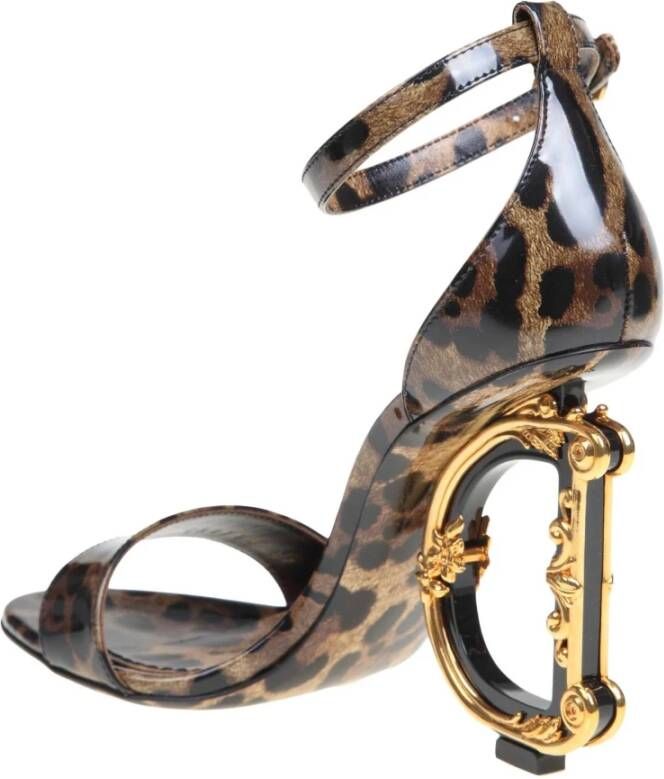 Dolce & Gabbana High Heel Sandals Bruin Dames