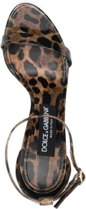 Dolce & Gabbana High Heel Sandals Bruin Dames