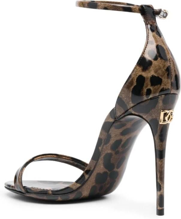 Dolce & Gabbana High Heel Sandals Bruin Dames