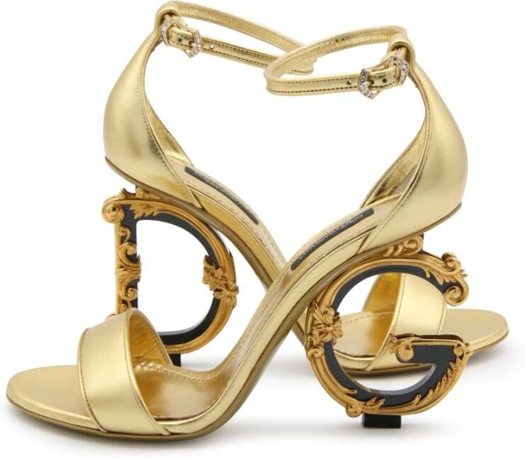 Dolce & Gabbana High Heel Sandals Geel Dames