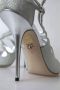 Dolce & Gabbana Zilveren Glanzende Sandalen Pumps Schoenen Gray Dames - Thumbnail 2