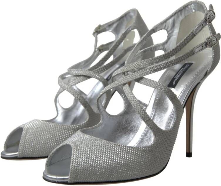 Dolce & Gabbana High Heel Sandals Gray Dames