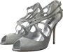 Dolce & Gabbana High Heel Sandals Gray Dames - Thumbnail 5