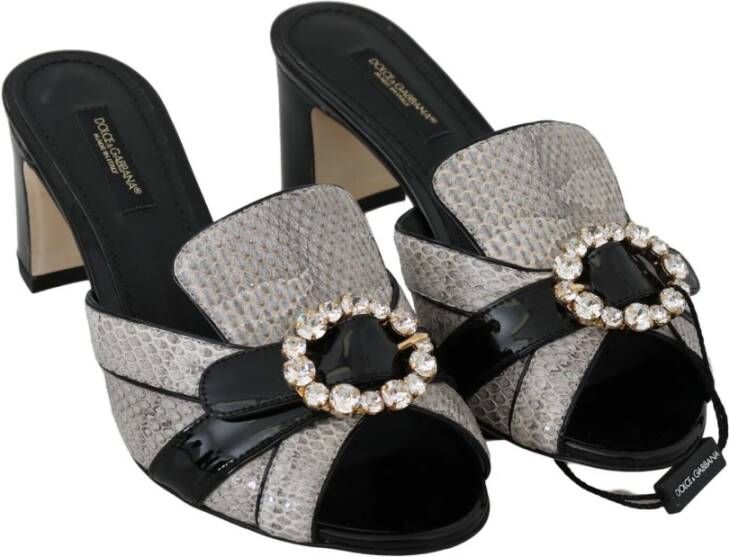 Dolce & Gabbana High Heel Sandals Gray Dames