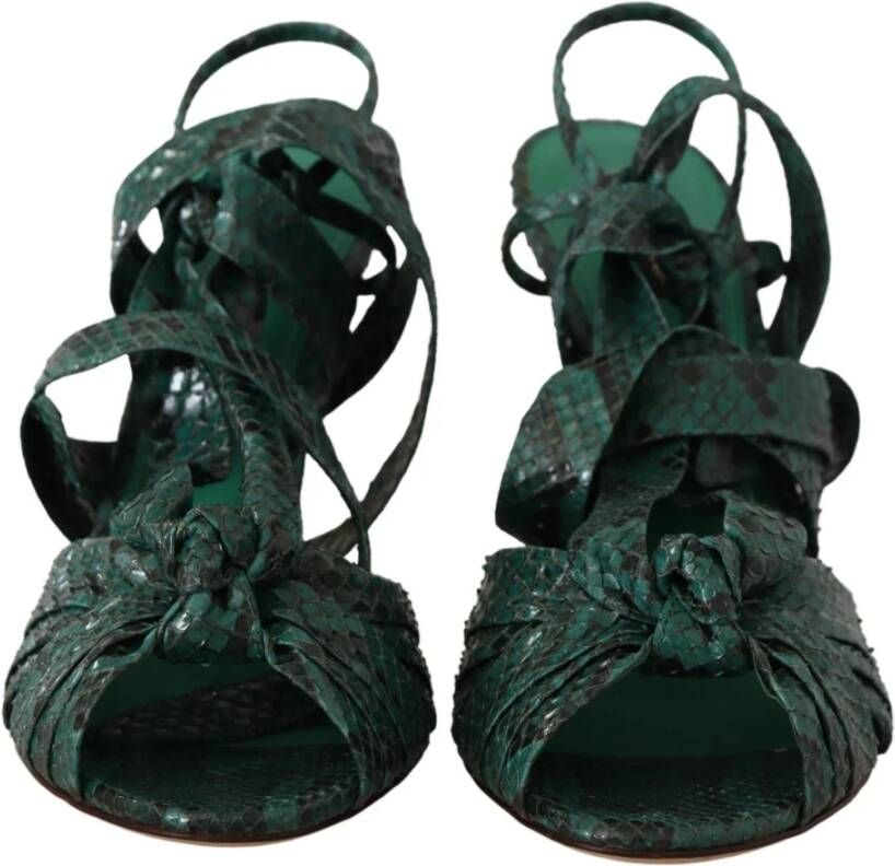 Dolce & Gabbana High Heel Sandals Green Dames