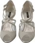 Dolce & Gabbana Zilveren Glanzende Sandalen Pumps Gray Dames - Thumbnail 5