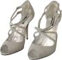 Dolce & Gabbana Zilveren Glanzende Sandalen Pumps Gray Dames - Thumbnail 6