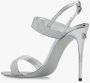 Dolce & Gabbana Kim 'Keira' Kristal Hak Sandalen Gray Dames - Thumbnail 6