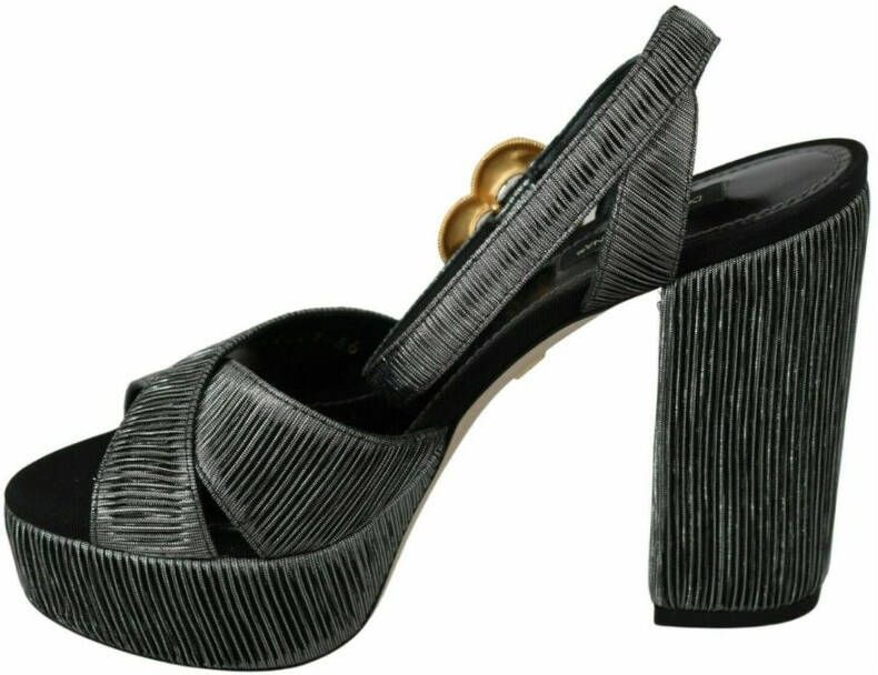 Dolce & Gabbana Hoge hiel sandalen Grijs Dames