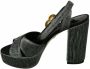 Dolce & Gabbana Hart hakken sandalen platformschoenen Grijs Dames - Thumbnail 2