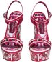Dolce & Gabbana Multicolor platform sandaal Multicolor Dames - Thumbnail 3
