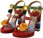 Dolce & Gabbana Multicolor Crystals Ankle Strap Heels Sandals Shoes Meerkleurig Dames - Thumbnail 2