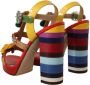 Dolce & Gabbana Multicolor Crystals Ankle Strap Heels Sandals Shoes Meerkleurig Dames - Thumbnail 4