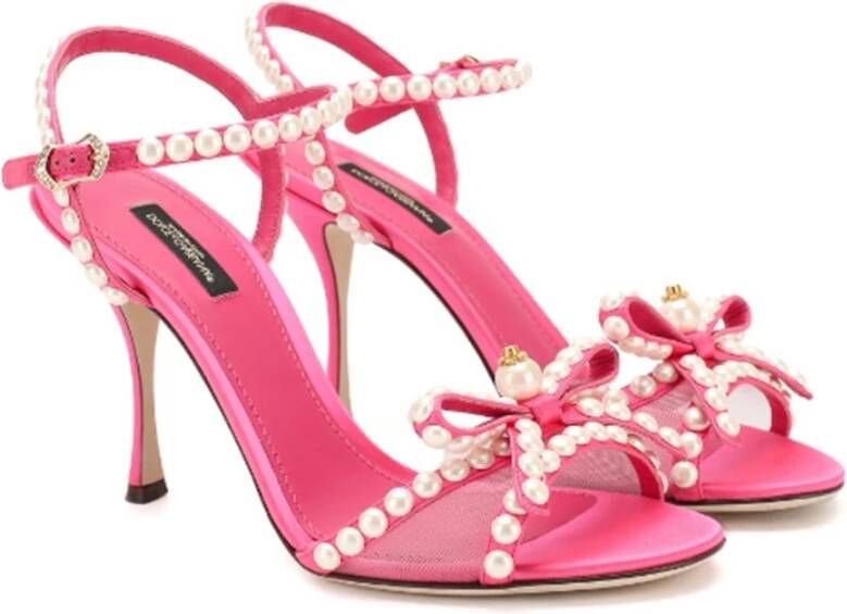 Dolce & Gabbana High Heel Sandals Pink Dames