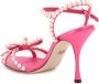 Dolce & Gabbana Parel Versierde Sandalen Pink Dames - Thumbnail 10