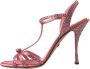 Dolce & Gabbana High Heel Sandals Pink Heren - Thumbnail 5