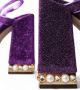 Dolce & Gabbana Paarse Kristallen Enkelband Sandalen Purple Dames - Thumbnail 16