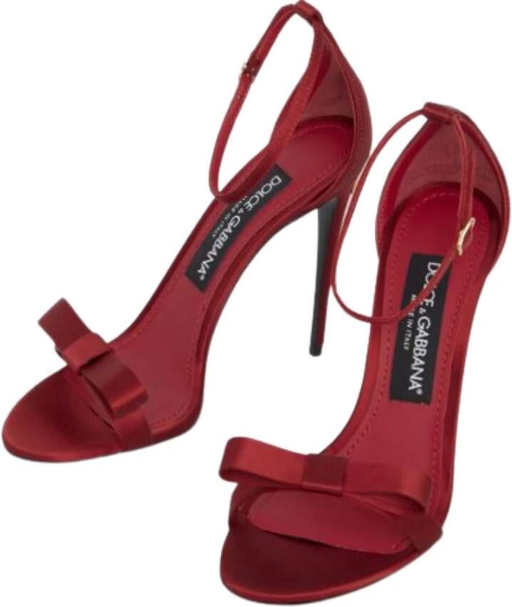 Dolce & Gabbana High Heel Sandals Rood Dames