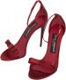 Dolce & Gabbana High Heel Sandals Rood Dames - Thumbnail 4
