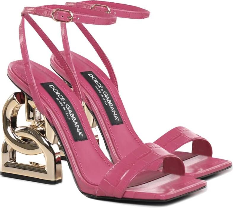 Dolce & Gabbana High Heel Sandals Roze Dames